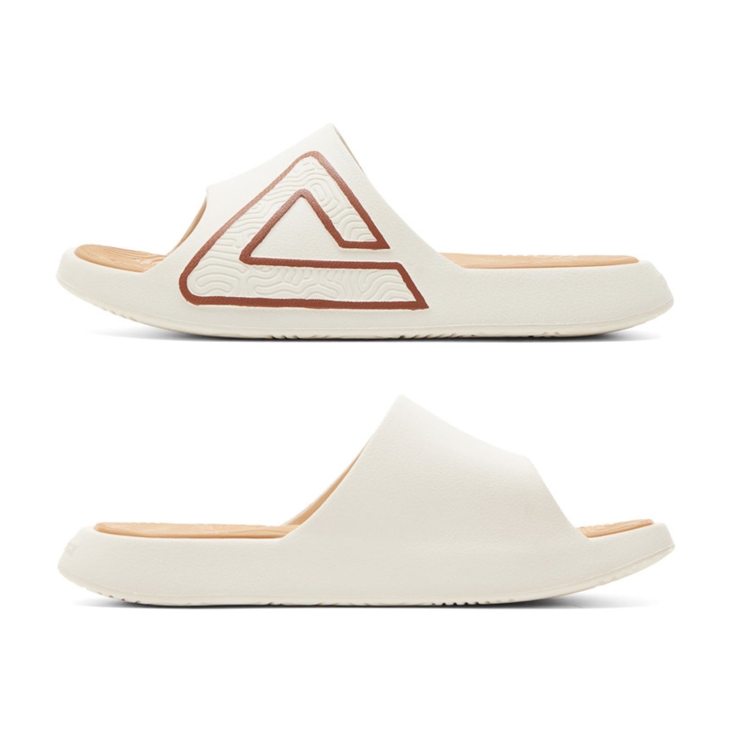 Peak Taichi Sports Slippers Canvas white/red brown