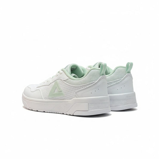 Peak Taichi Casual Flat Shoes White/Lt.Green