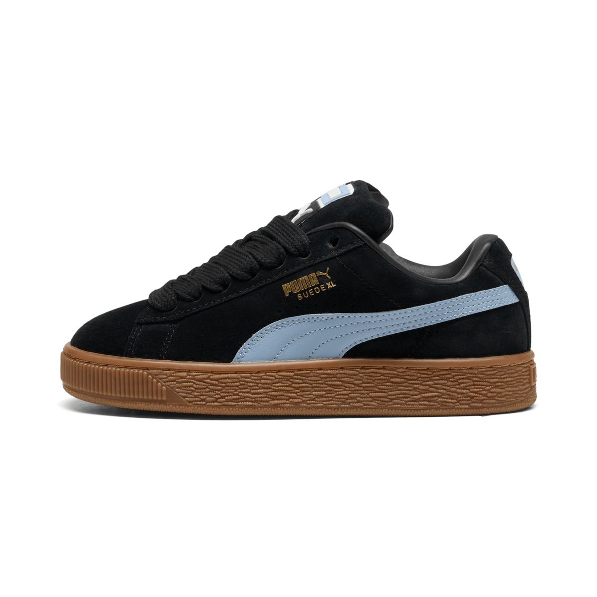 Puma Suede XL Jr Black-Chambray Blue