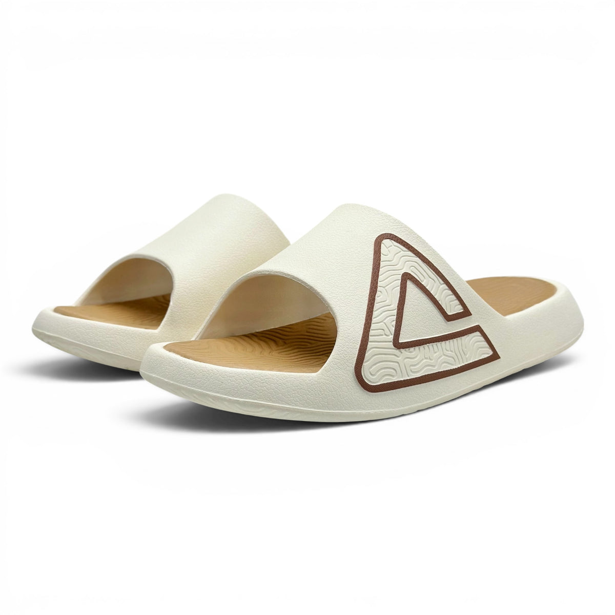 Peak Taichi Sports Slippers Canvas white/red brown