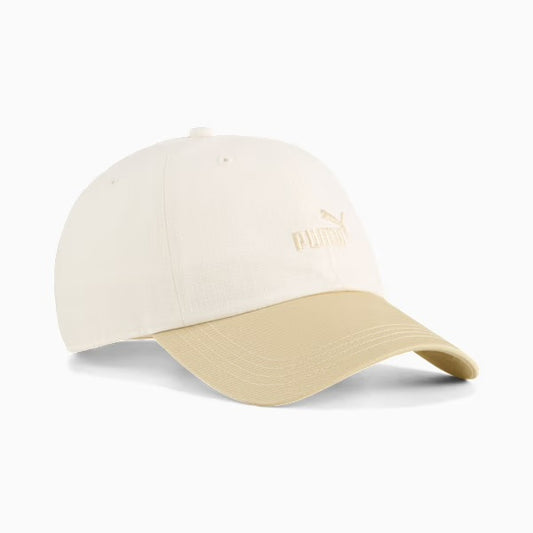 Puma ESS No. 1 Colour Block Dad Cap Beige