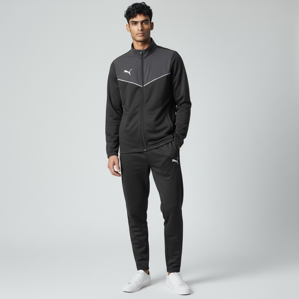 Puma Enssemble Individual Rise tracksuit Black