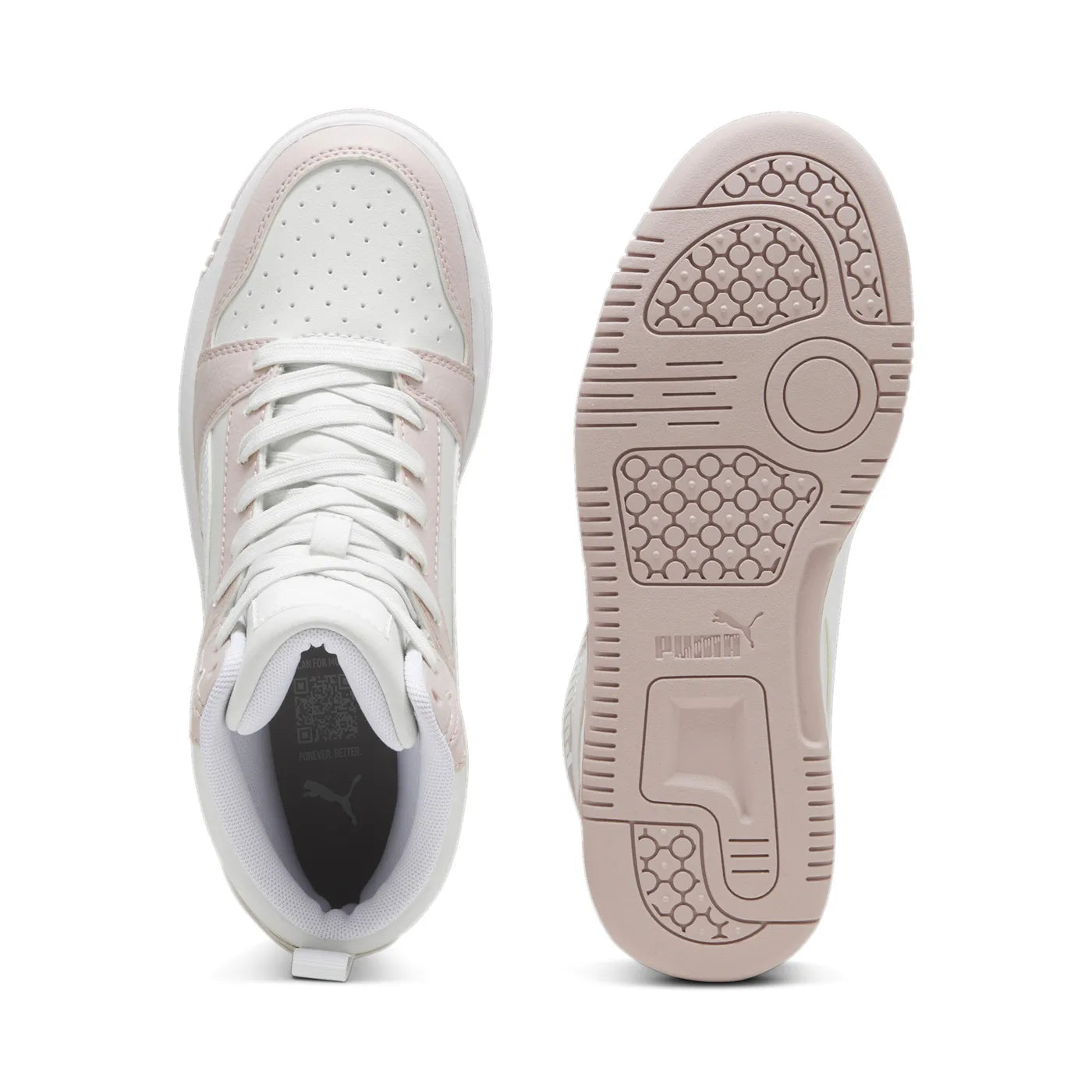 Puma Rebound V6 Mid Jr Mauve Mist