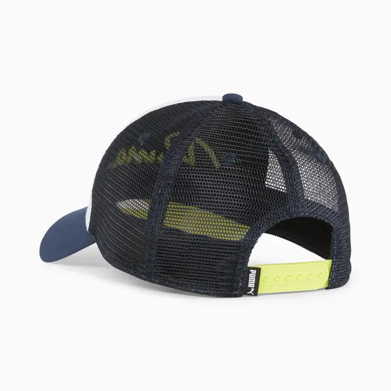 PUMA ESS+ Trucker Cap Yellow Logo