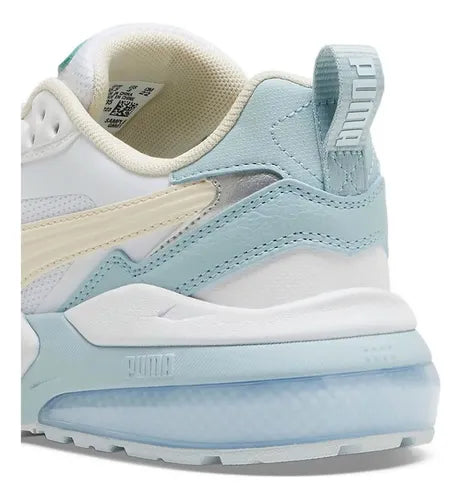 Puma Vis2k Jr White Sugared almond