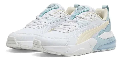 Puma Vis2k Jr White Sugared almond