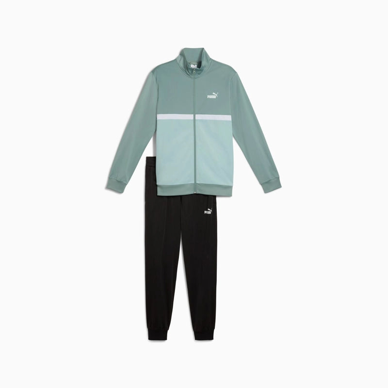 Puma Enssemble Poly Colorblock Suit Green