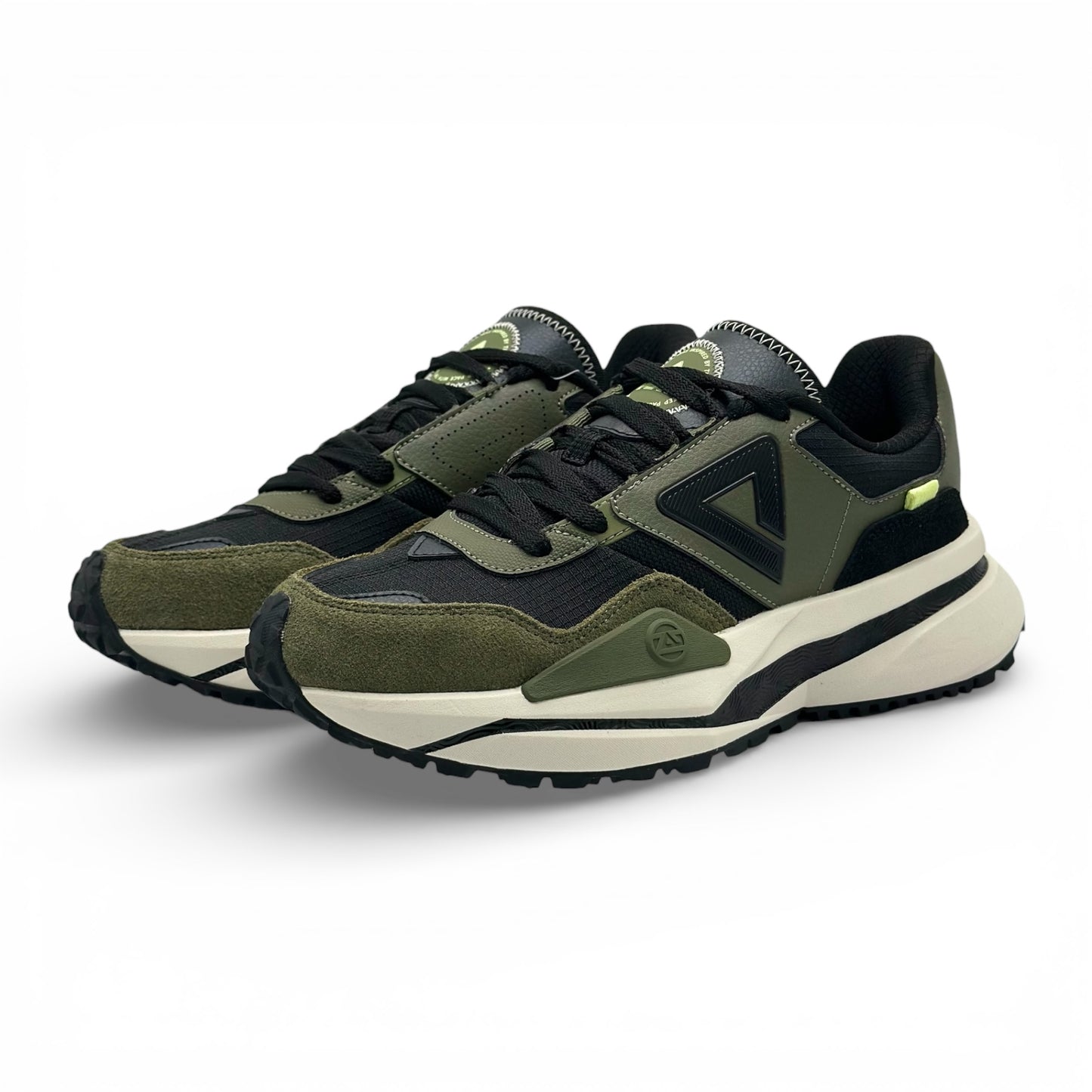 Peak Taichi Retro Casual Shoes Light Army Green/Black
