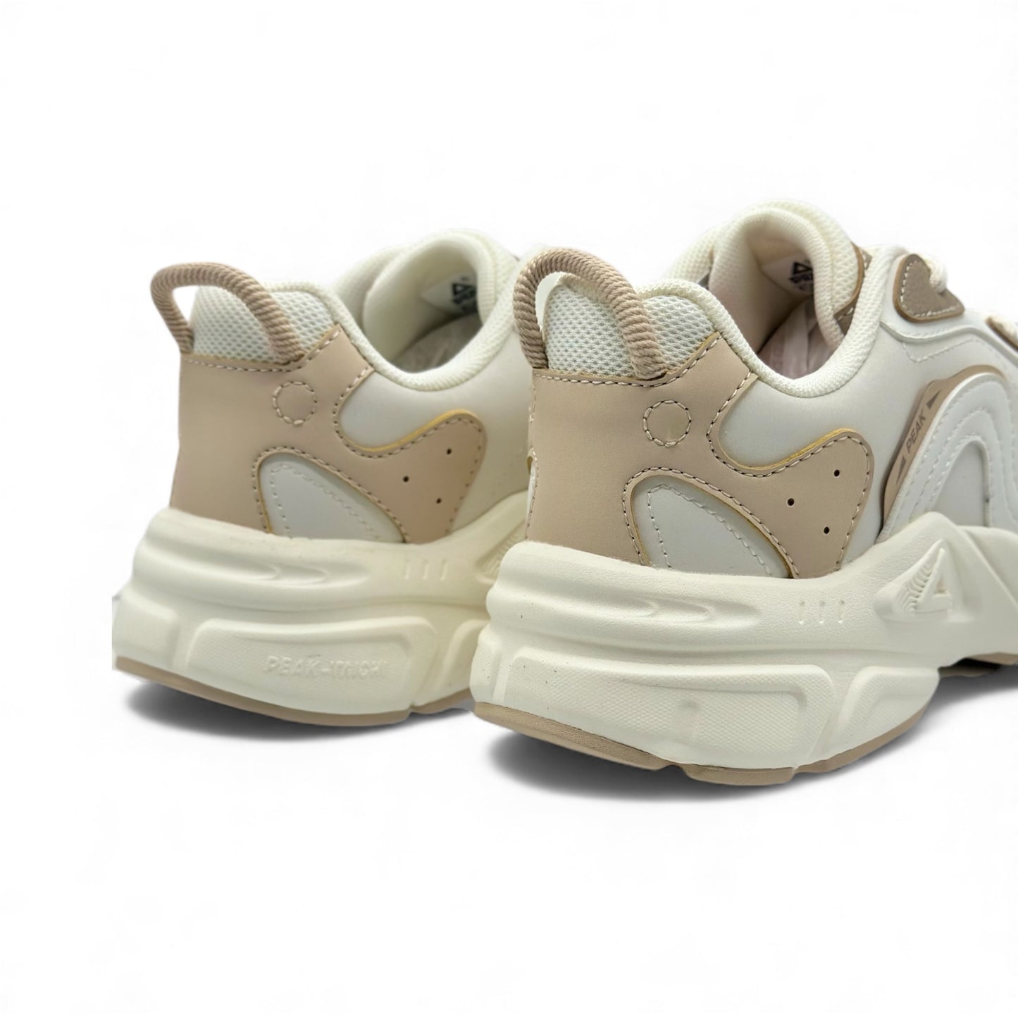 Peak Retro Casual Shoes WHITE/KHAKI