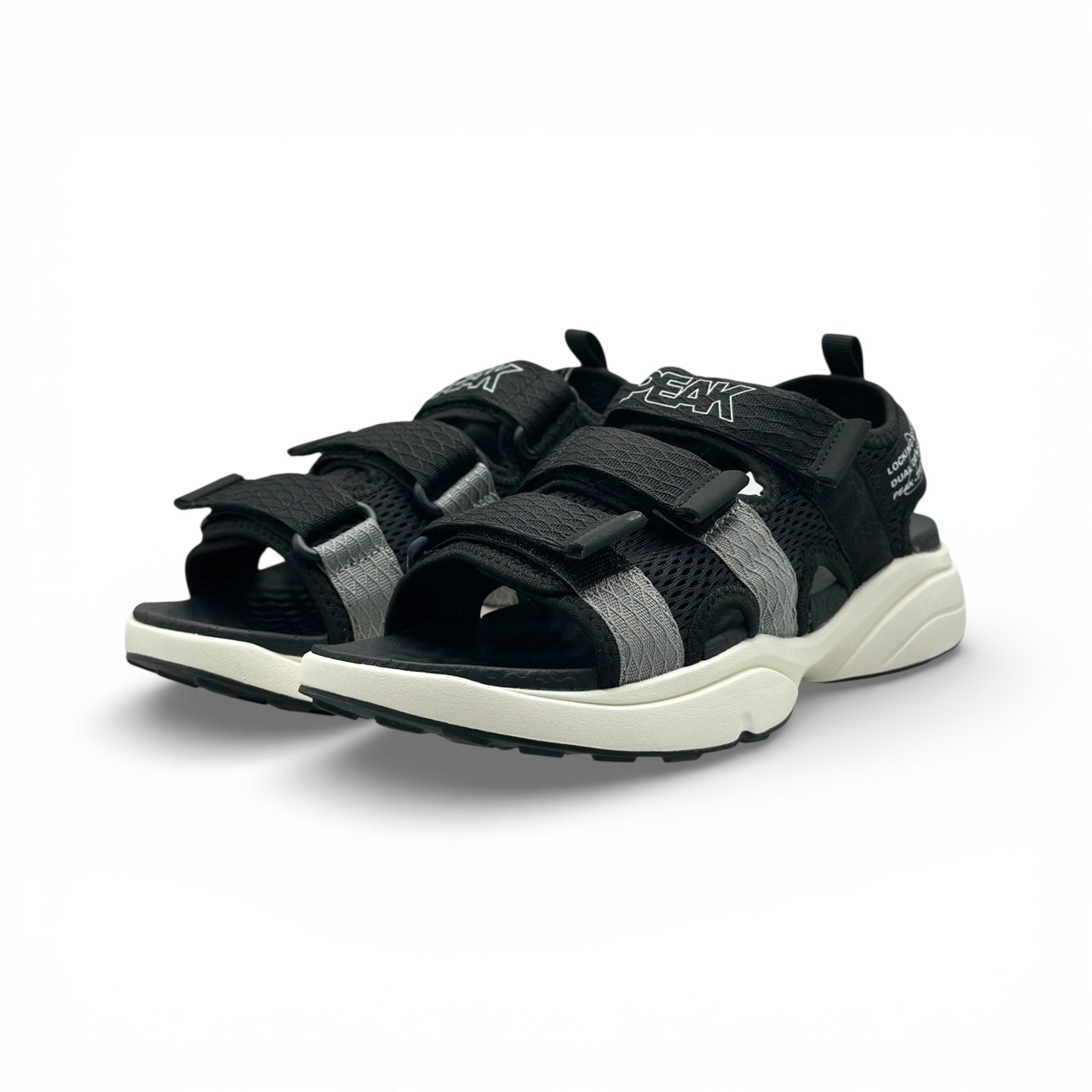 Peak Sandals BLACK/GREY/MILKY WHITE