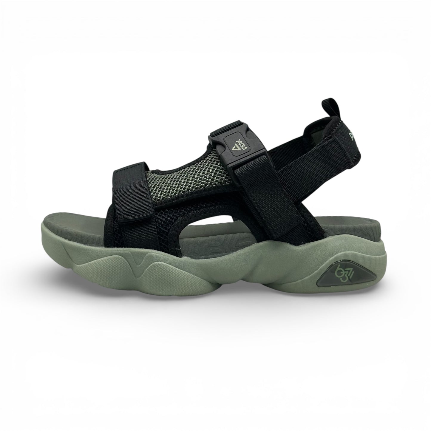 Peak Sport Sandals BLACK/OLIVE GREEN