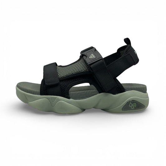 Peak Sport Sandals BLACK/OLIVE GREEN
