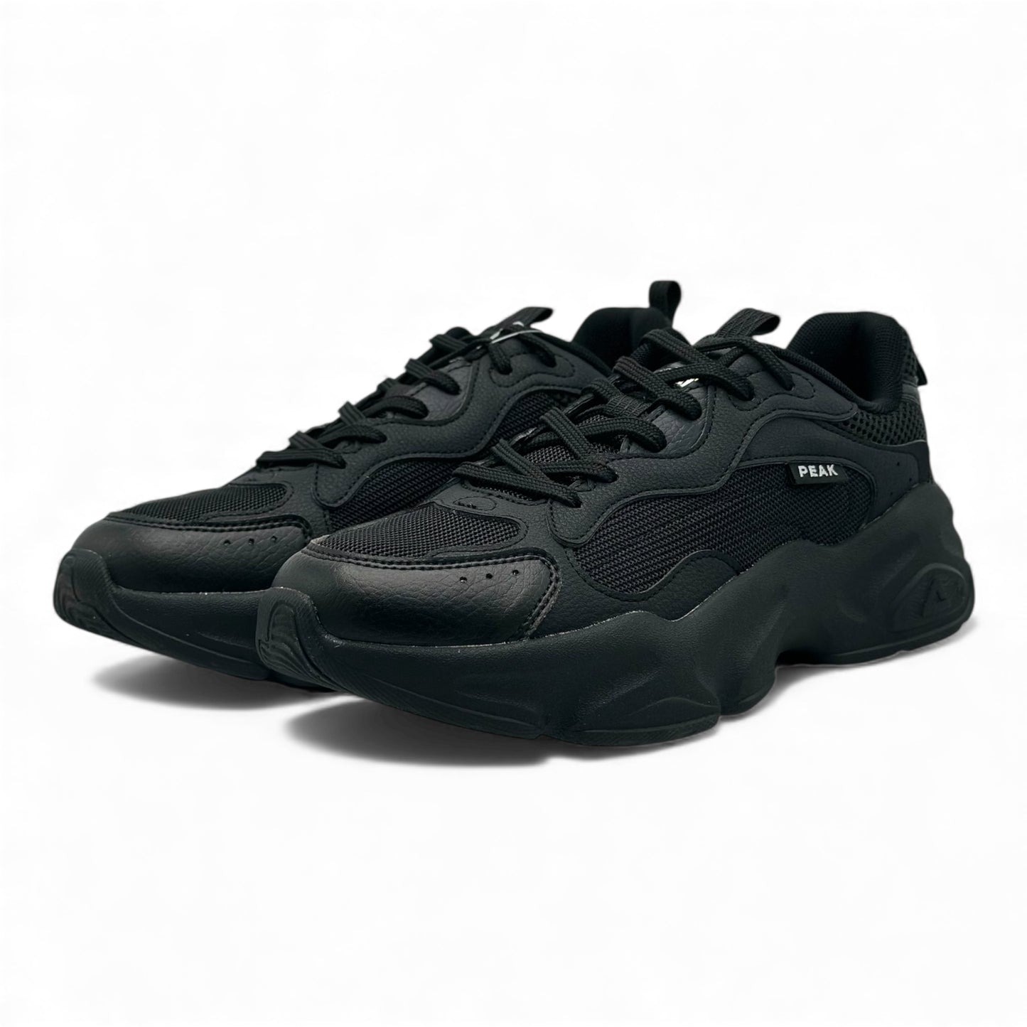 Peak Retro Casual Shoes ALL BLACK
