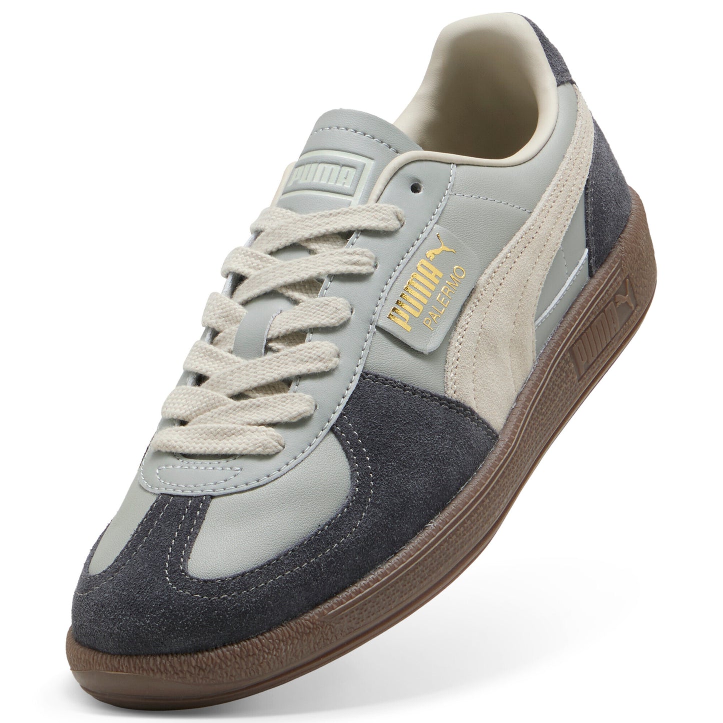 Puma Palermo Lth Gray / Brown