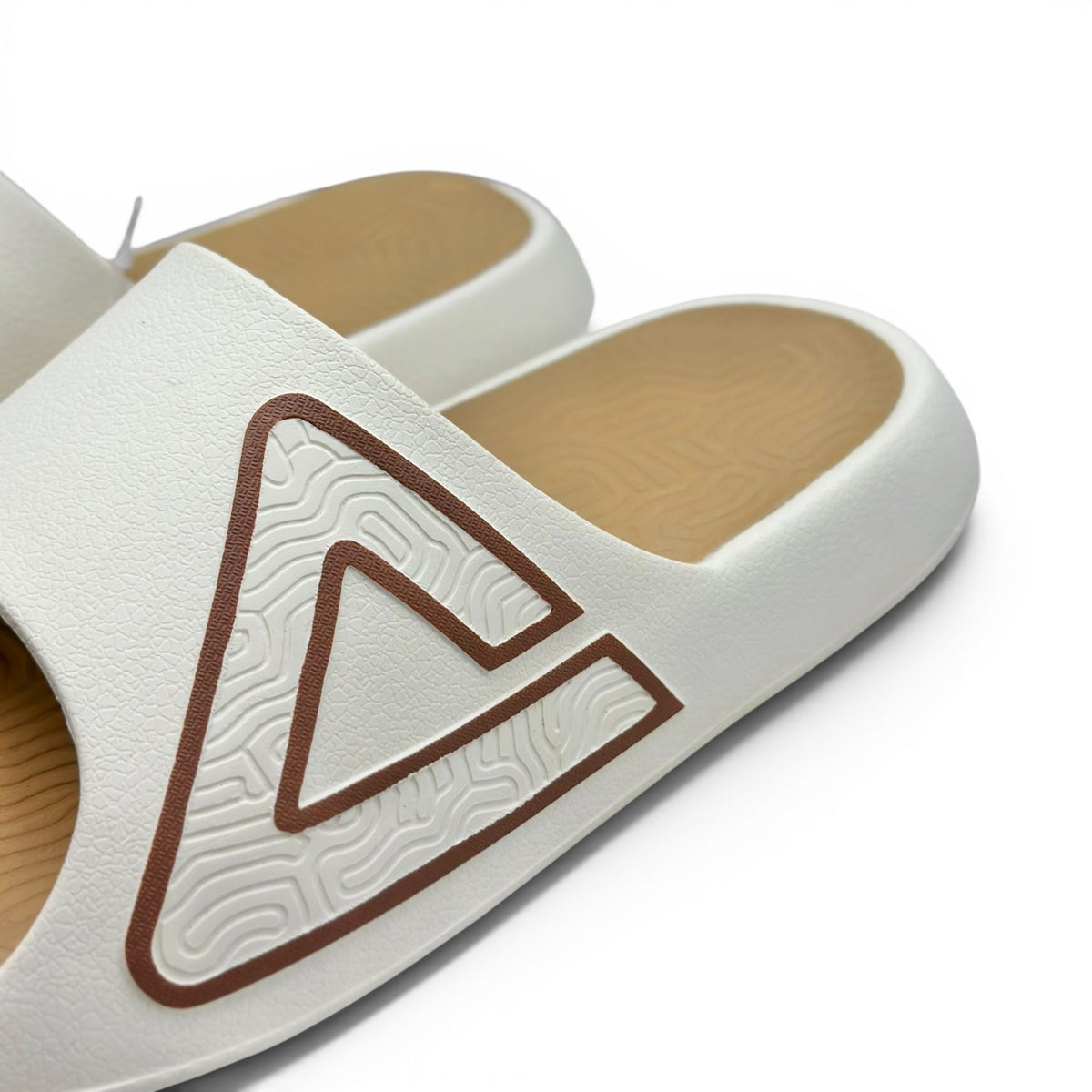 Peak Taichi Sports Slippers Canvas white/red brown
