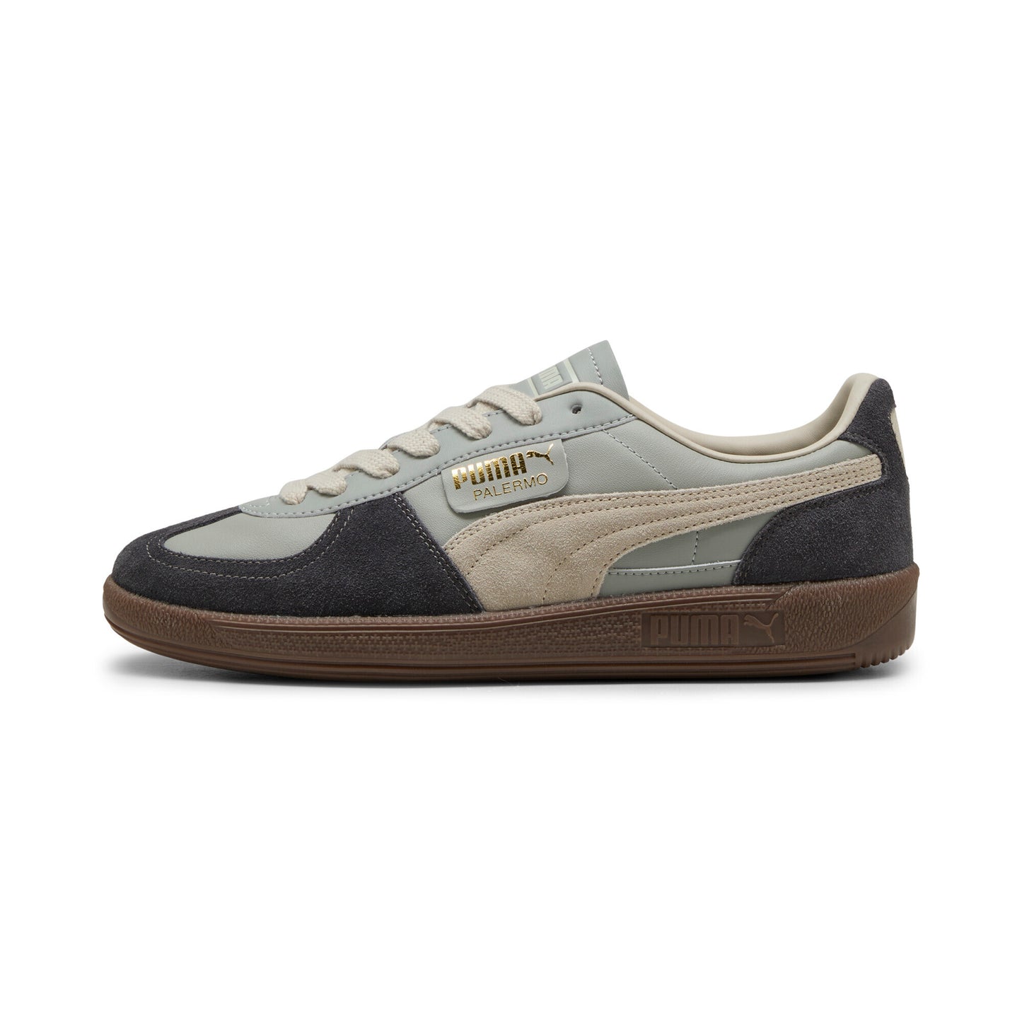 Puma Palermo Lth Gray / Brown