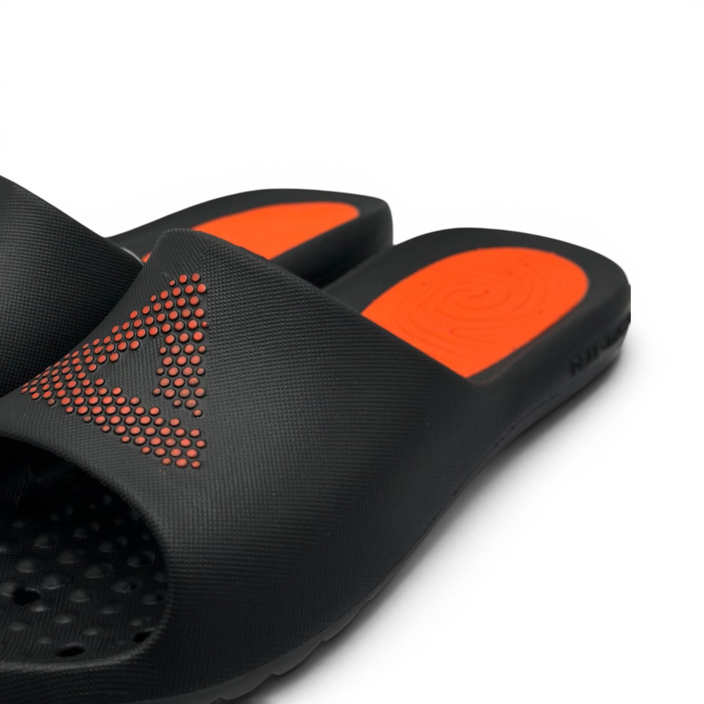 Peak Sports Slippers Black/Orange Red