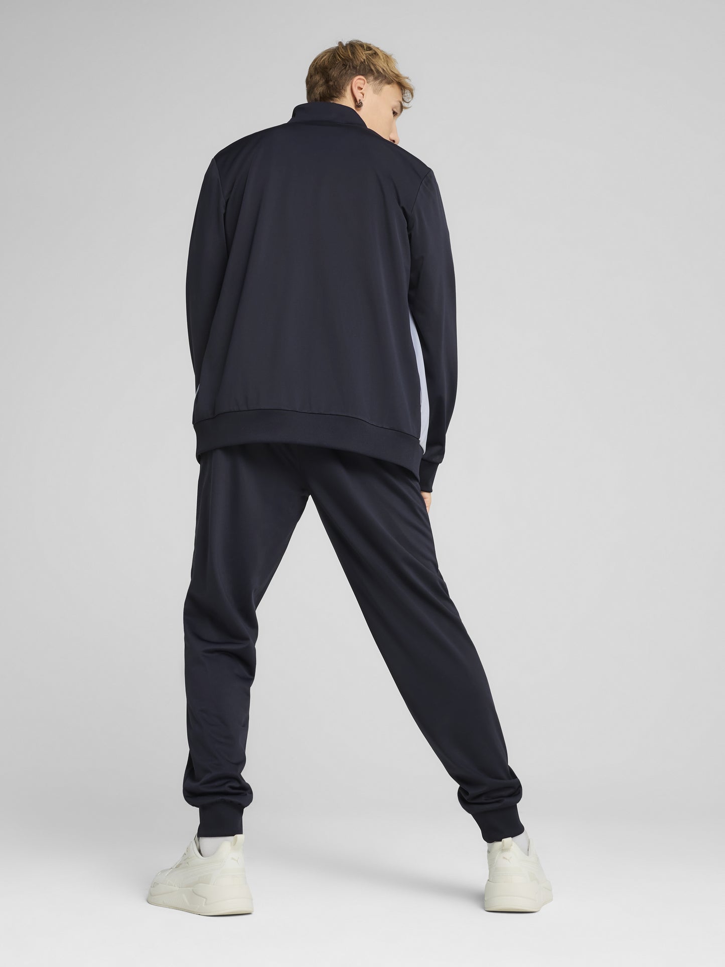 Puma Enssemble Poly Colorblock Suit Navy