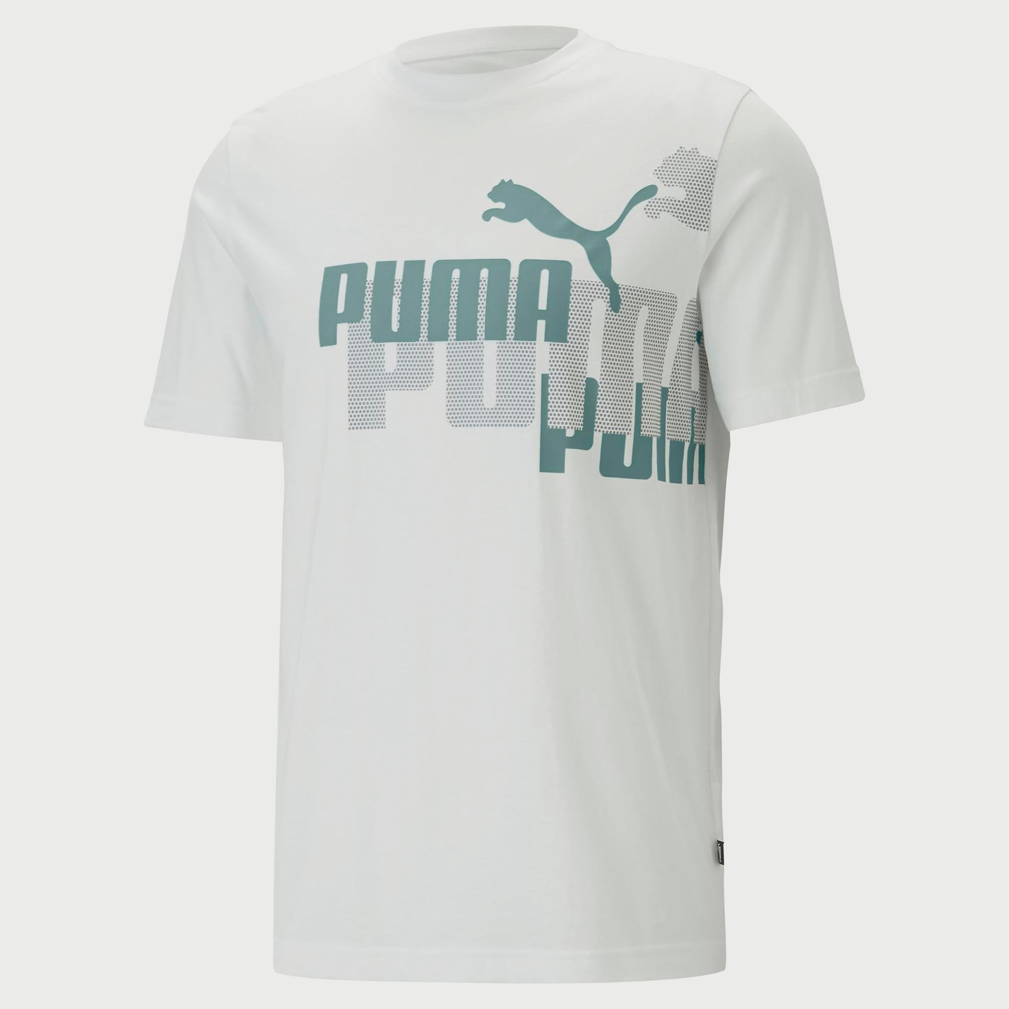Enssemble PUMA ESS+ LOGO Power White Green