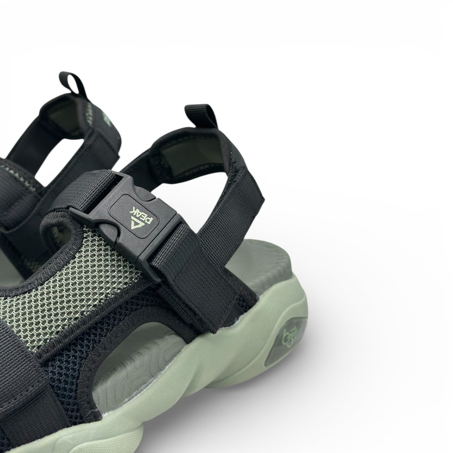 Peak Sport Sandals BLACK/OLIVE GREEN