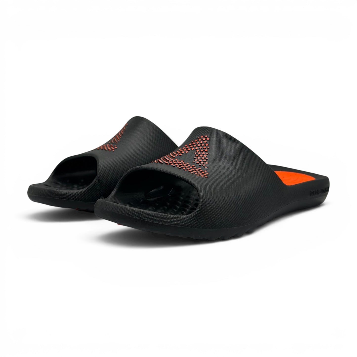 Peak Sports Slippers Black/Orange Red
