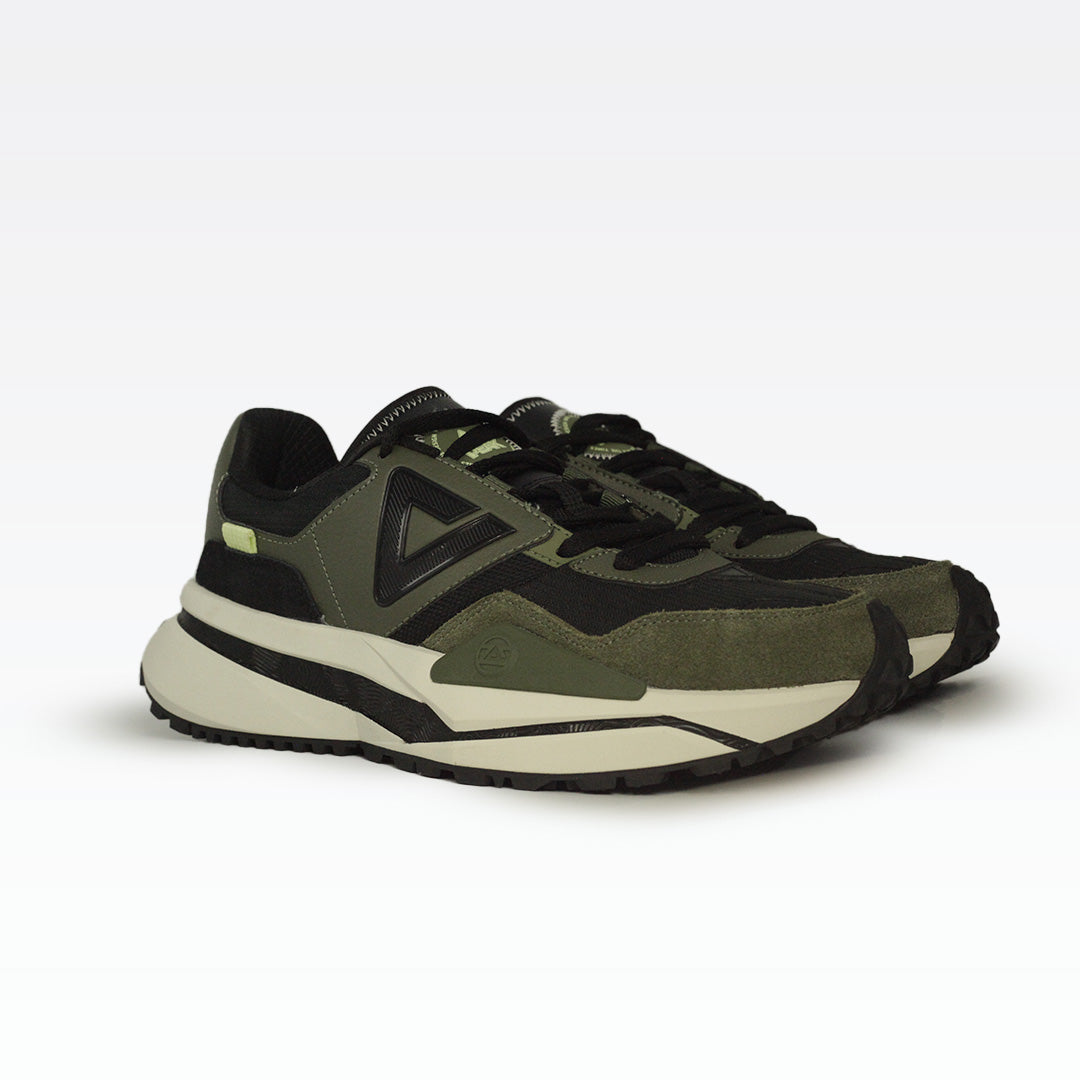 Peak Taichi Retro Casual Shoes Light Army Green/Black