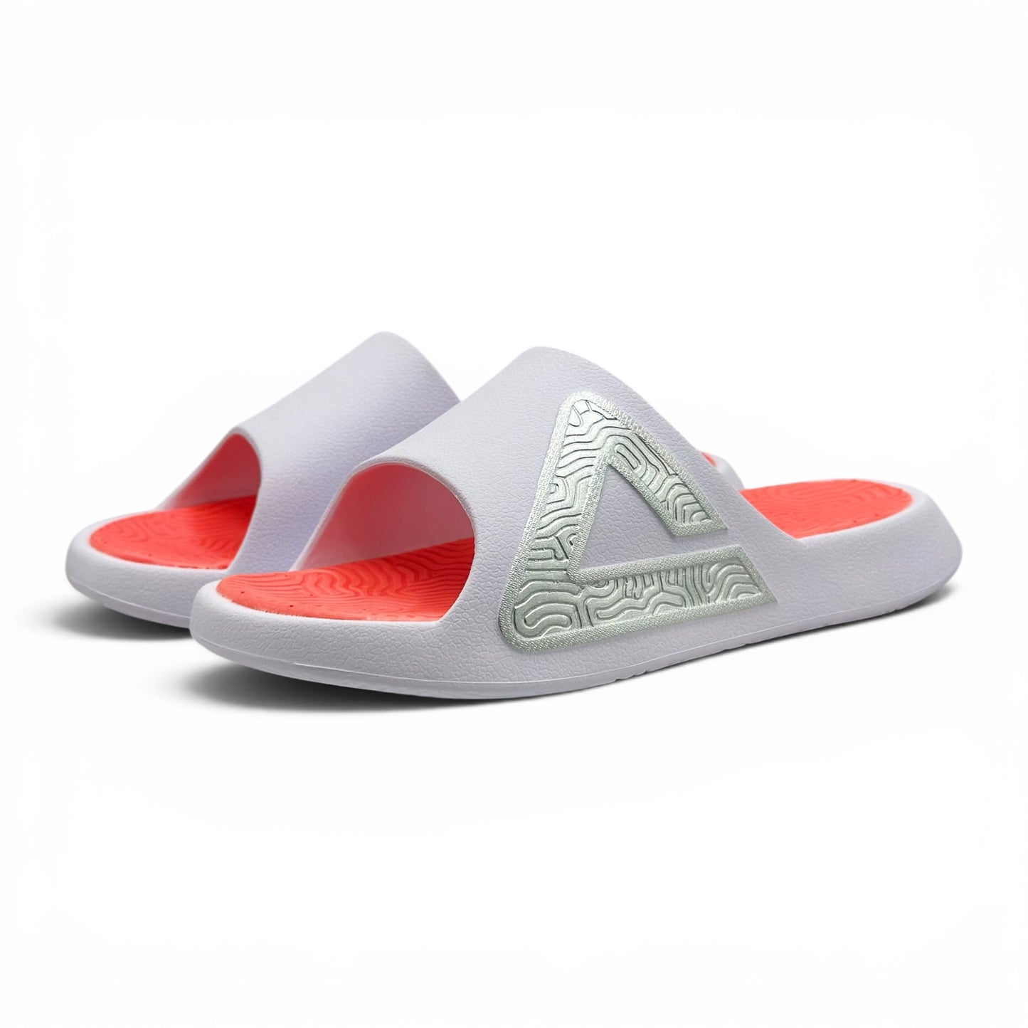 Peak Taichi Sports Slippers White/Red