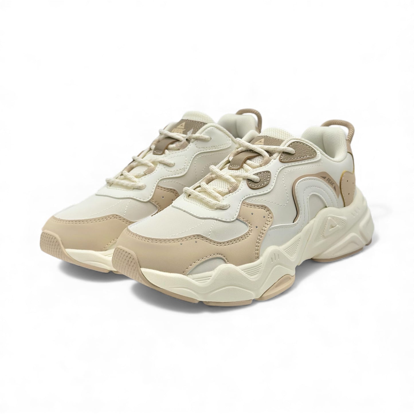 Peak Retro Casual Shoes WHITE/KHAKI