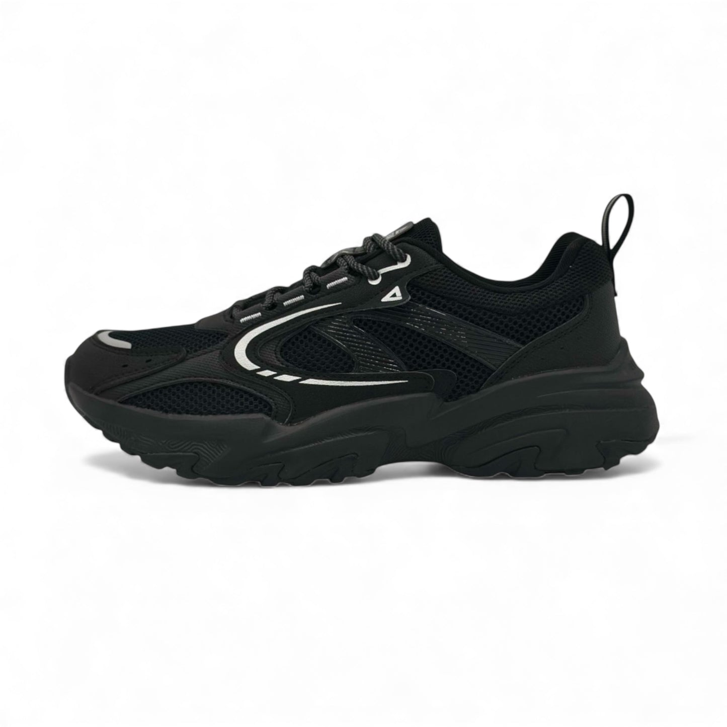 Peak Retro Casual Shoes BLACK/SILVER