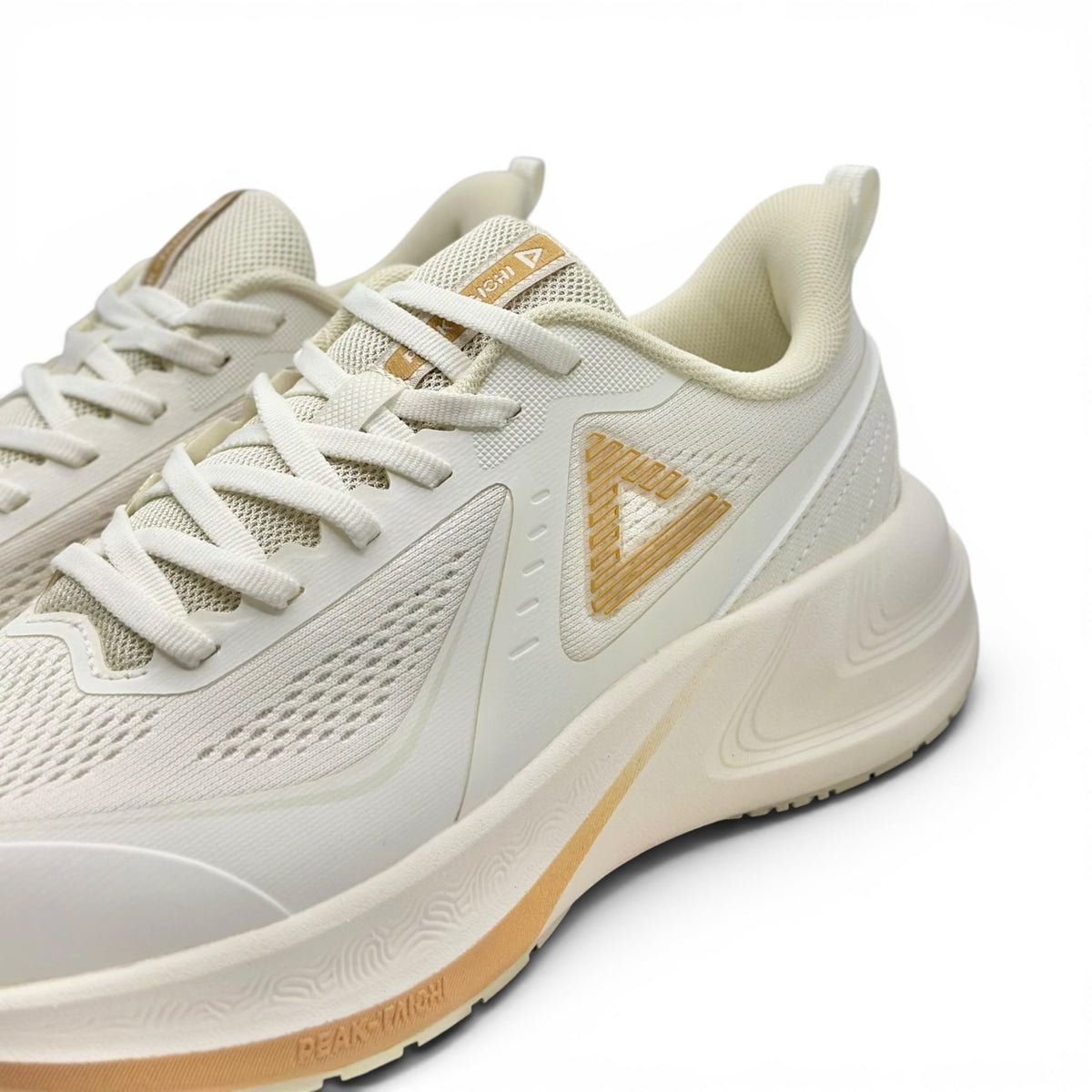 Peak Running Shoes WHITE/KHAKI