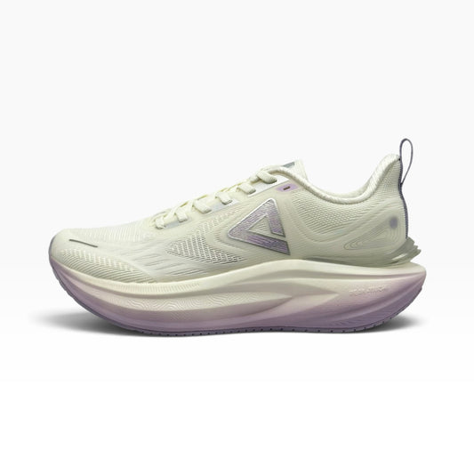 Peak Cushion Breathable Running Shoes WHITE/PURPLE