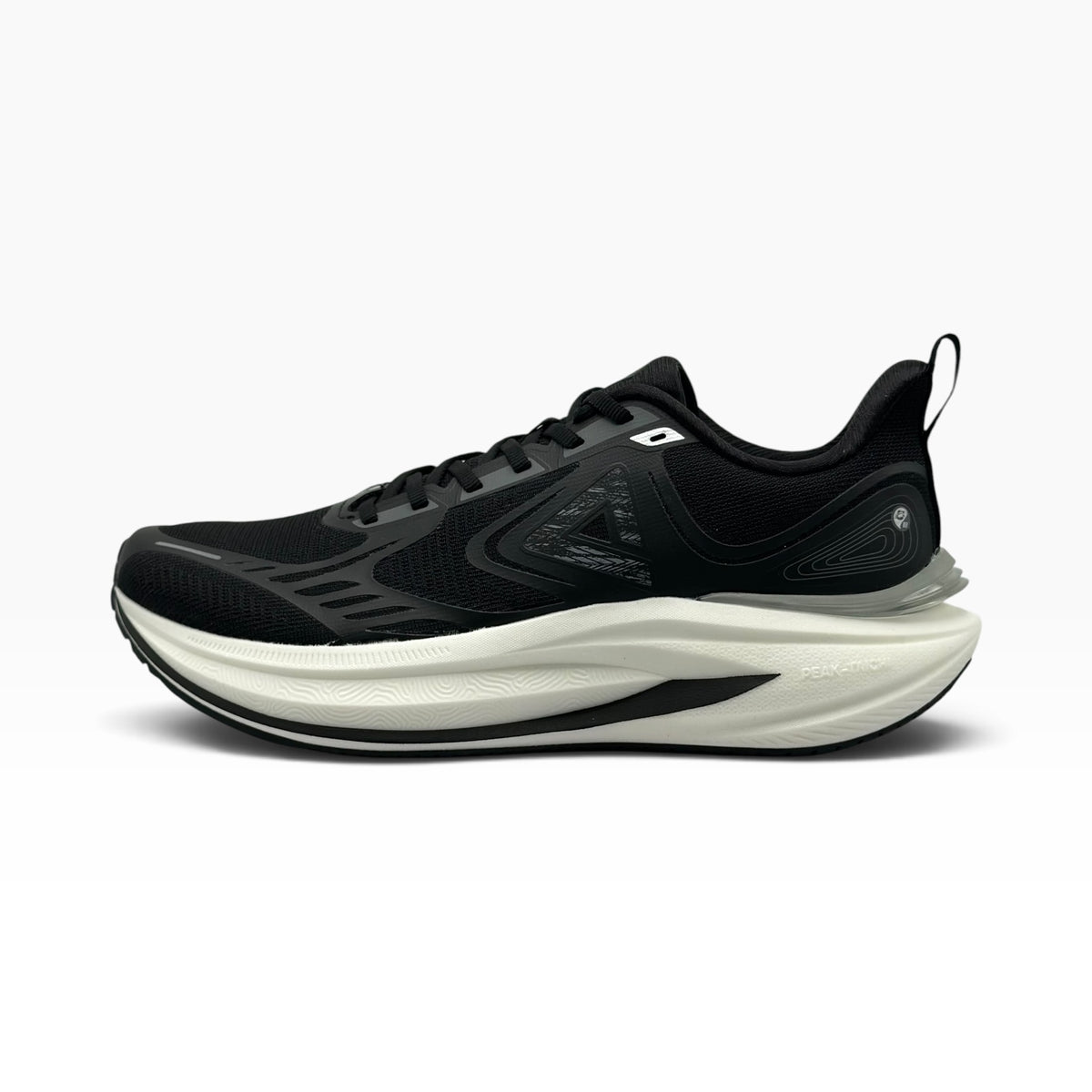 Peak Cushion Breathable Running Shoes BLACK/WHITE