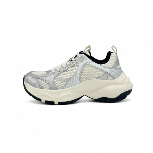 Peak Fashion Casual Shoes WHITE/SILVER
