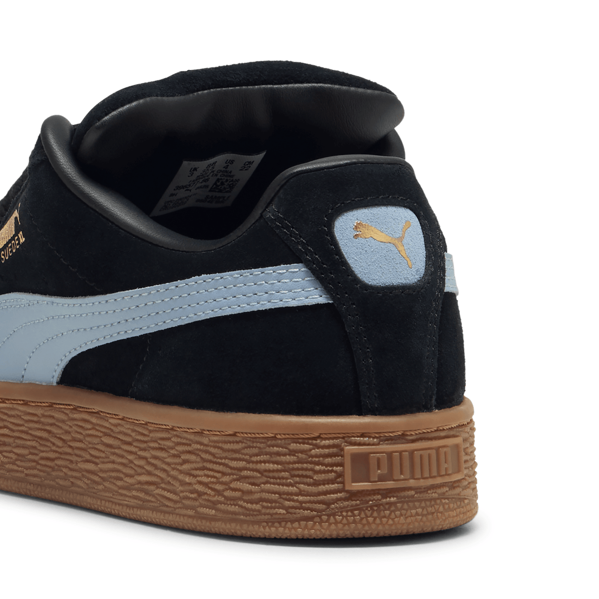 Puma Suede XL Jr Black-Chambray Blue