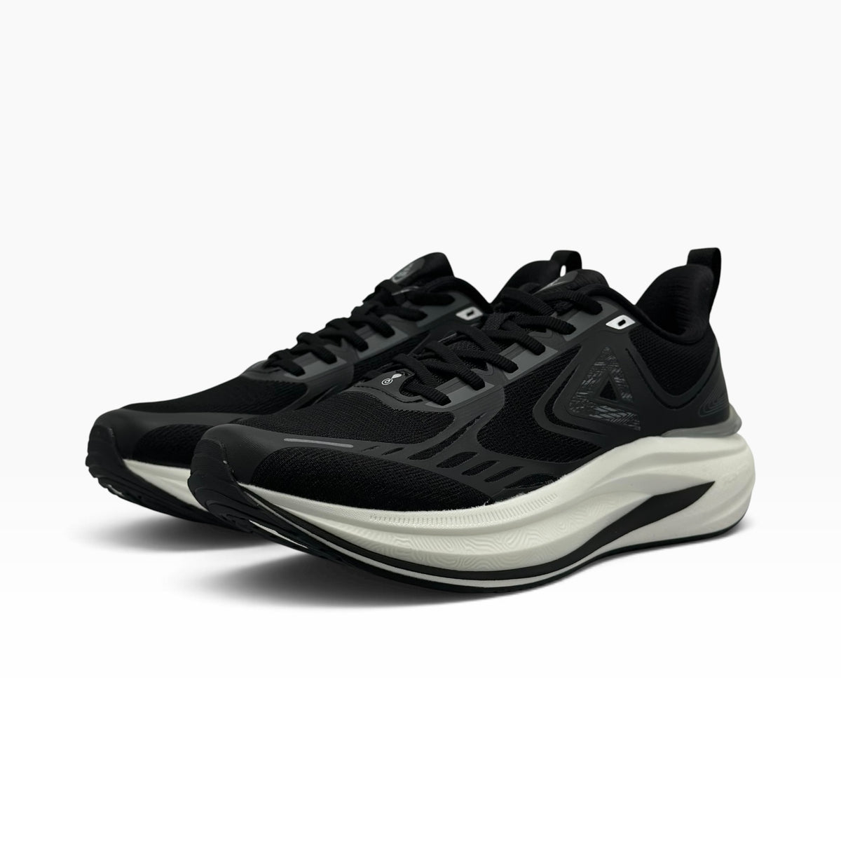 Peak Cushion Breathable Running Shoes BLACK/WHITE