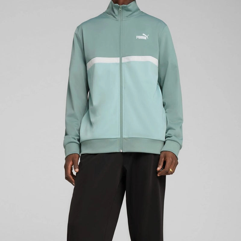 Puma Enssemble Poly Colorblock Suit Green